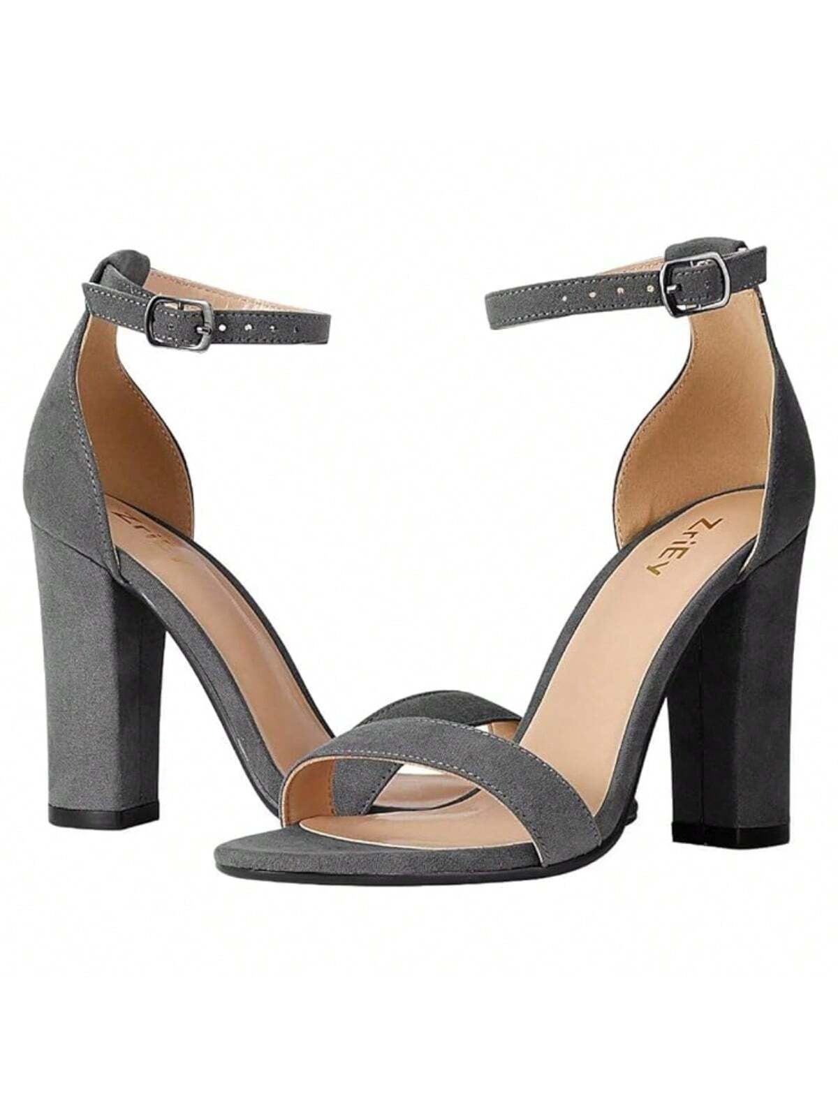 In Grey Women Heeled Sandals