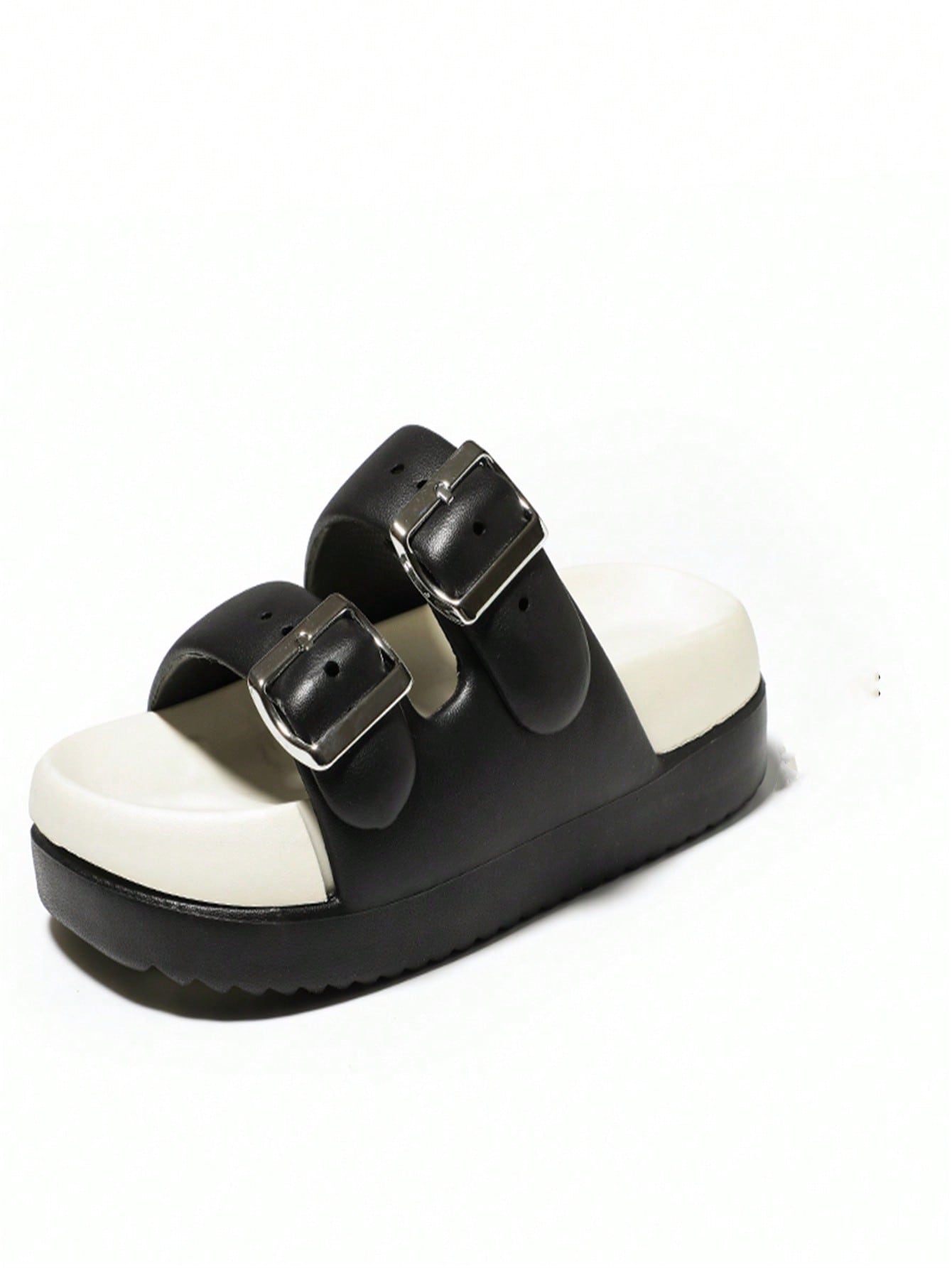 In Black and White Women Sandals