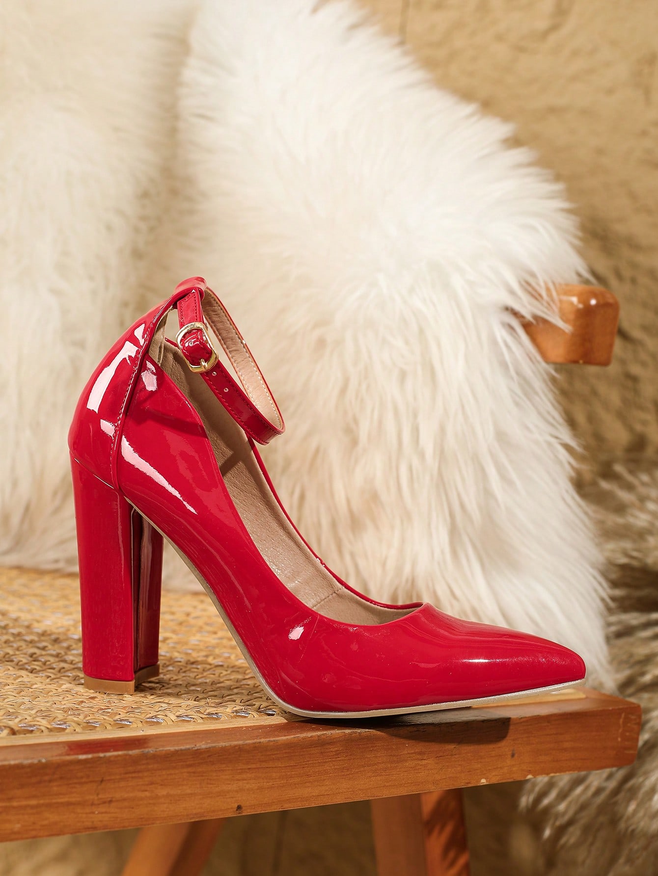 In Red Women Pumps