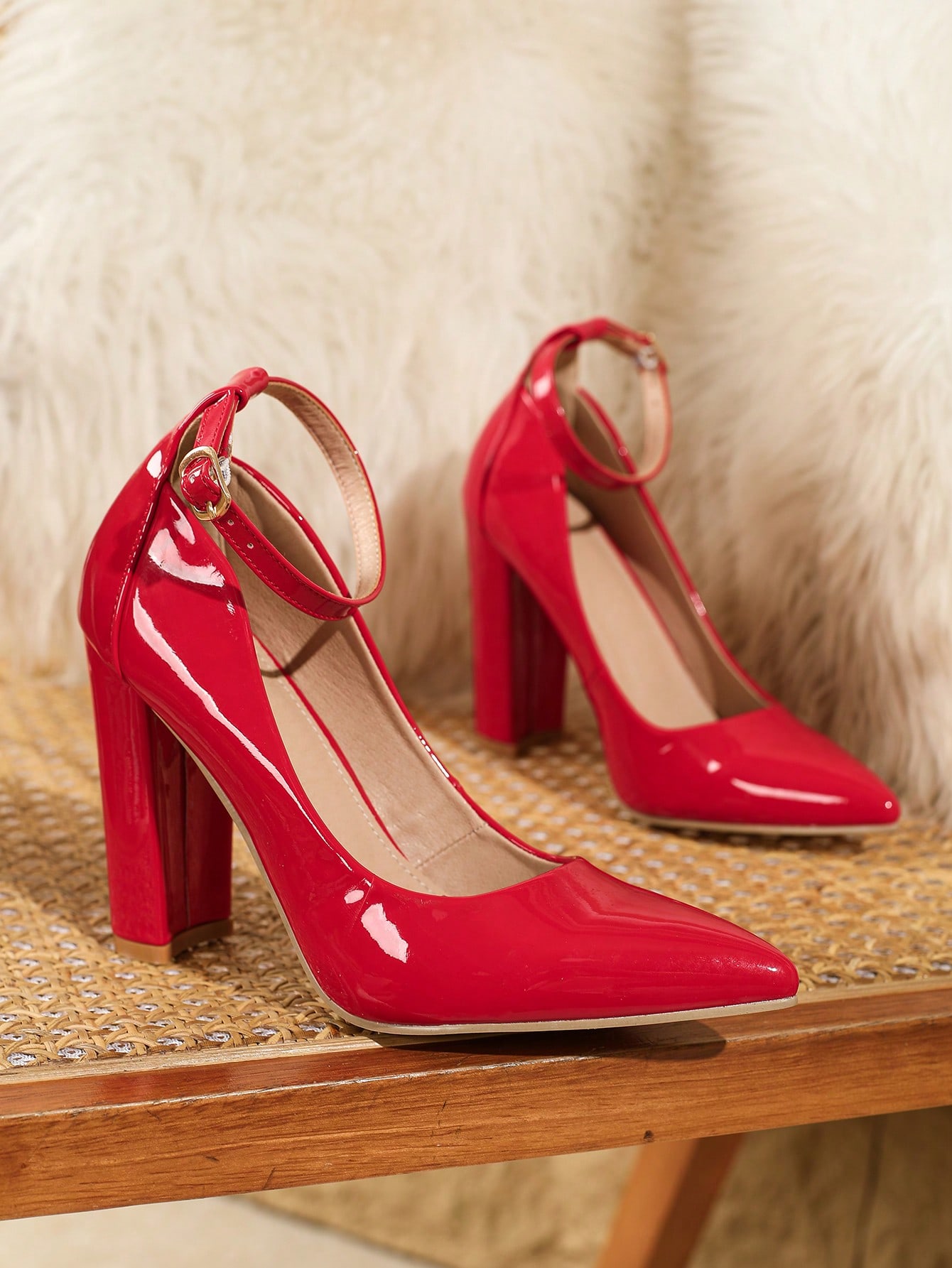 In Red Women Pumps