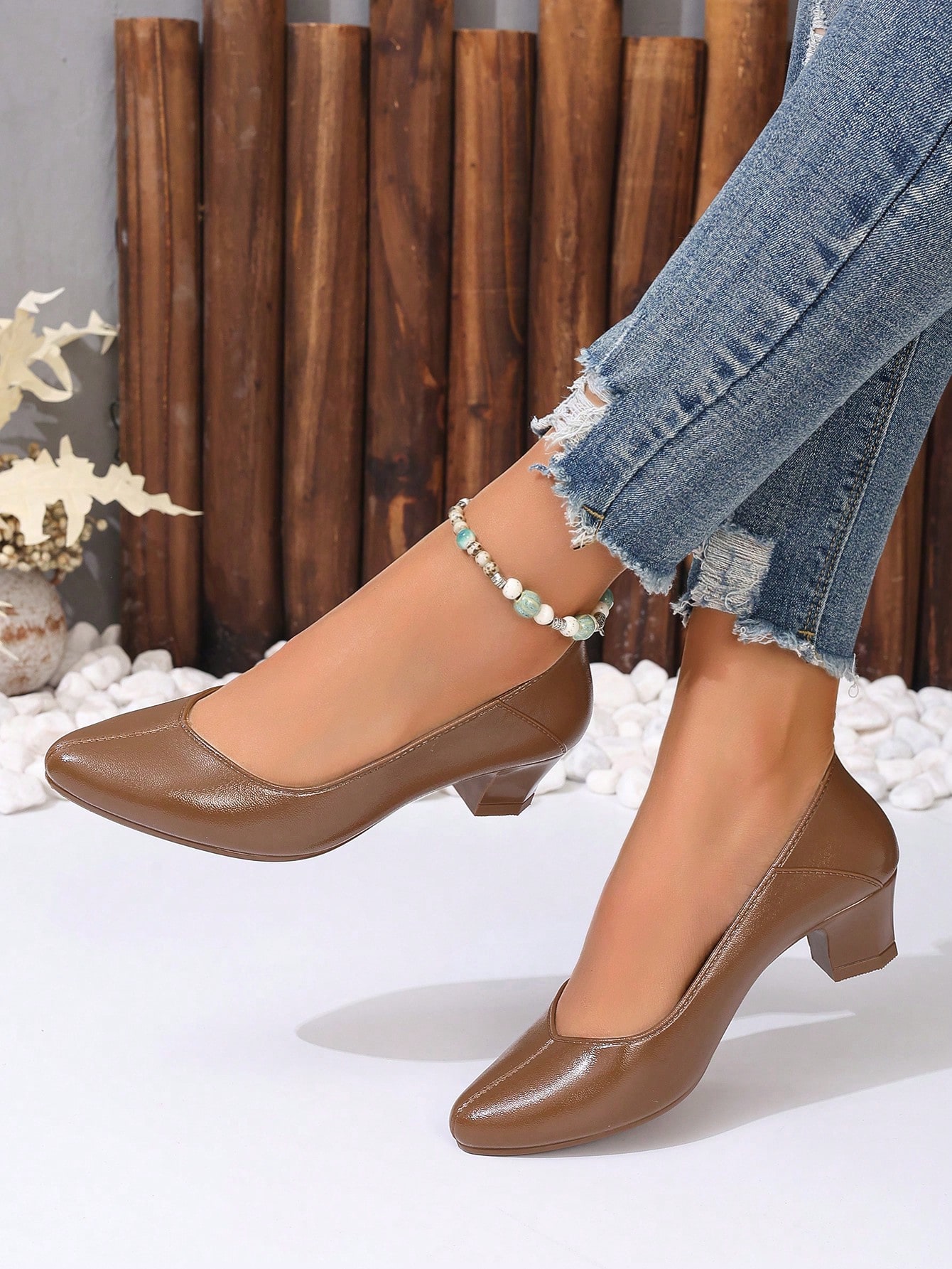 In Brown Women Pumps