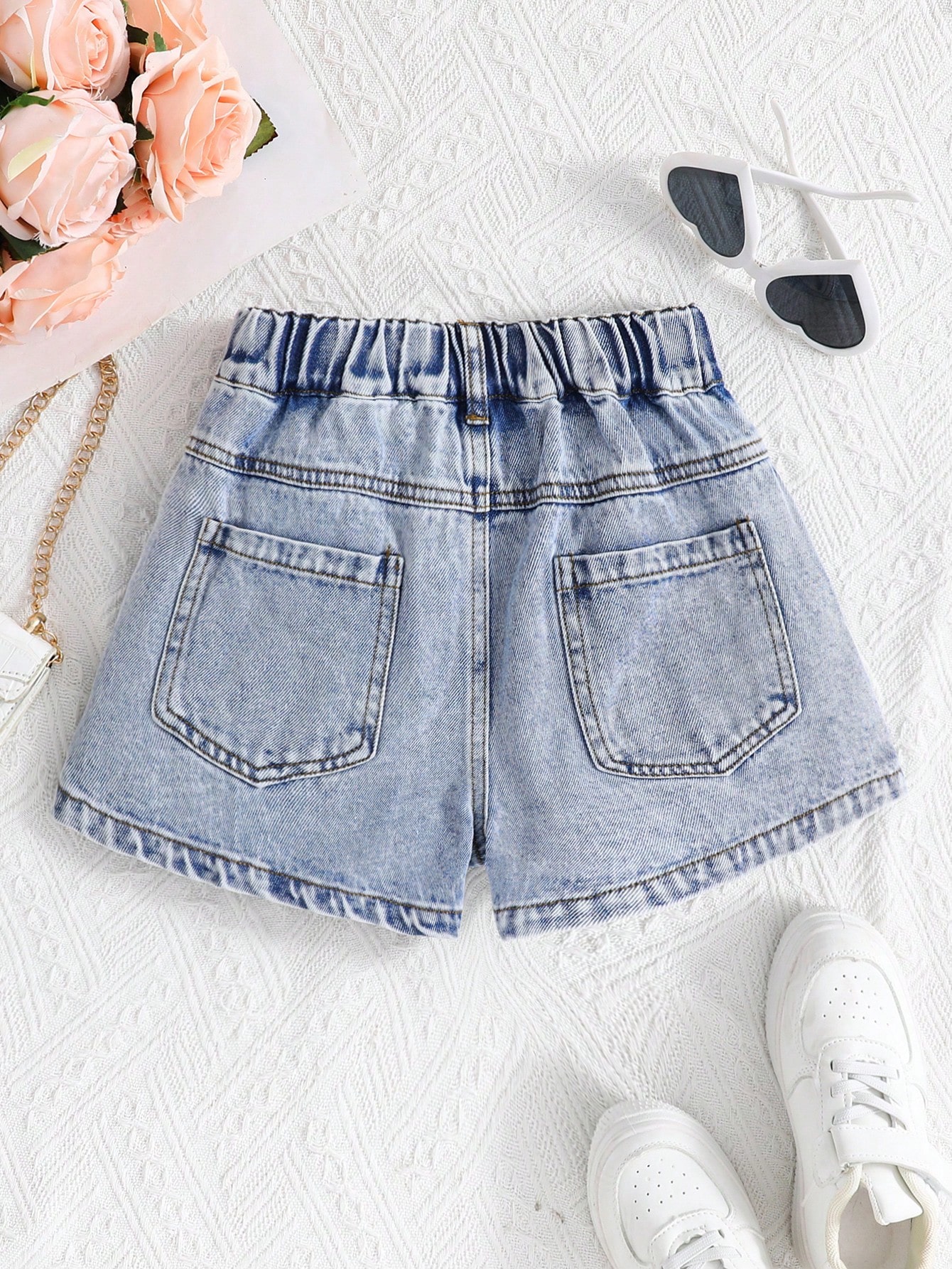 Tween Girls Denim Shorts