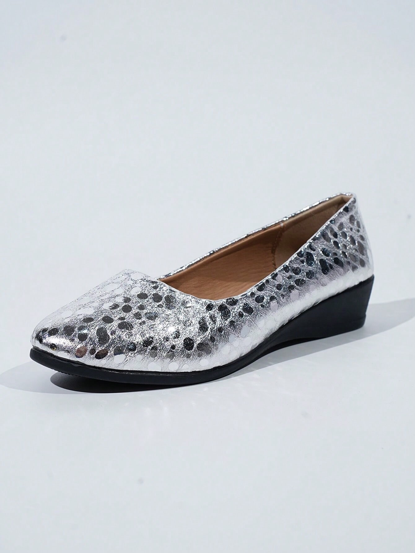 In Silver Women Wedges & Flatform