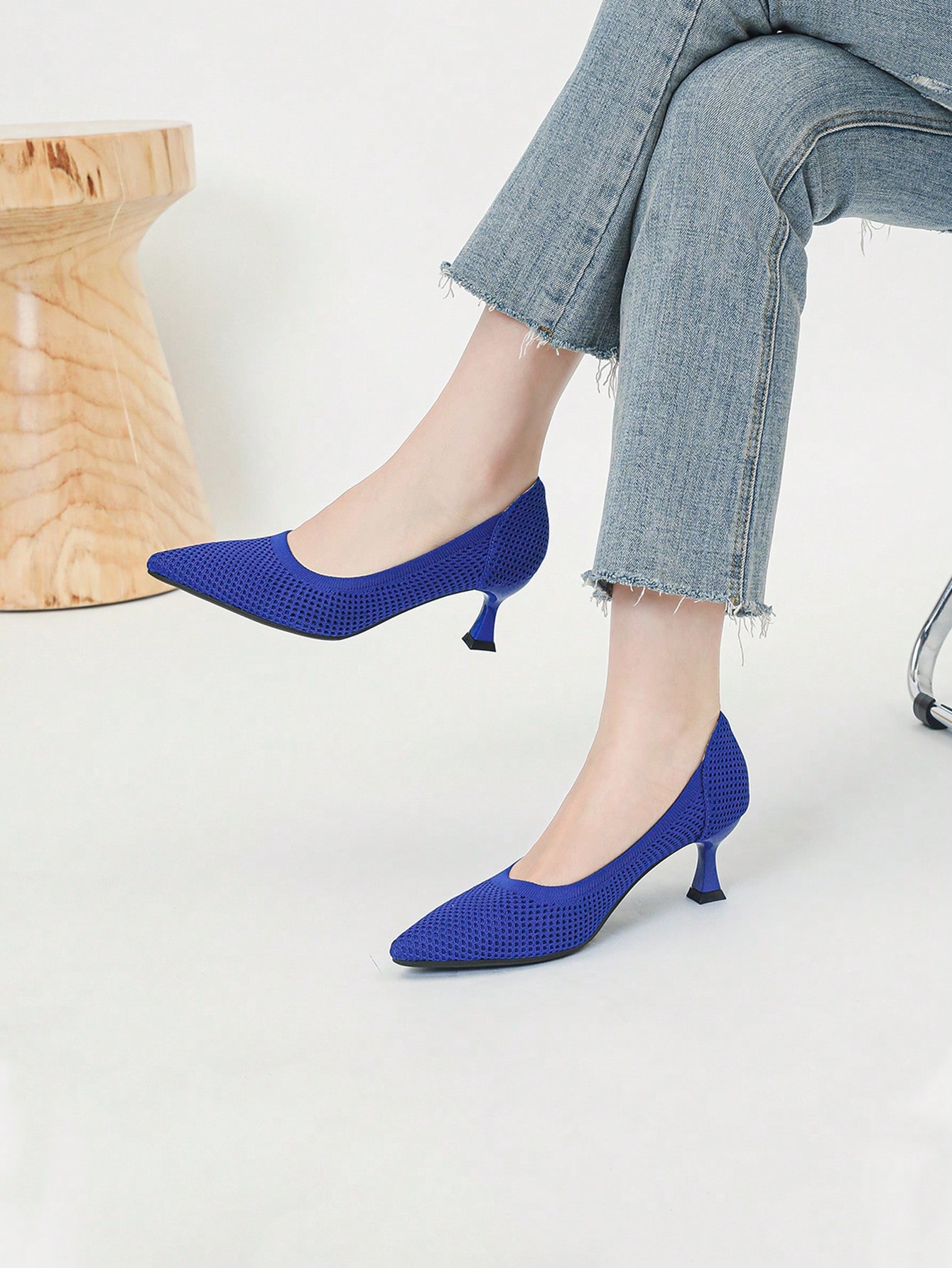 In Blue Women Pumps