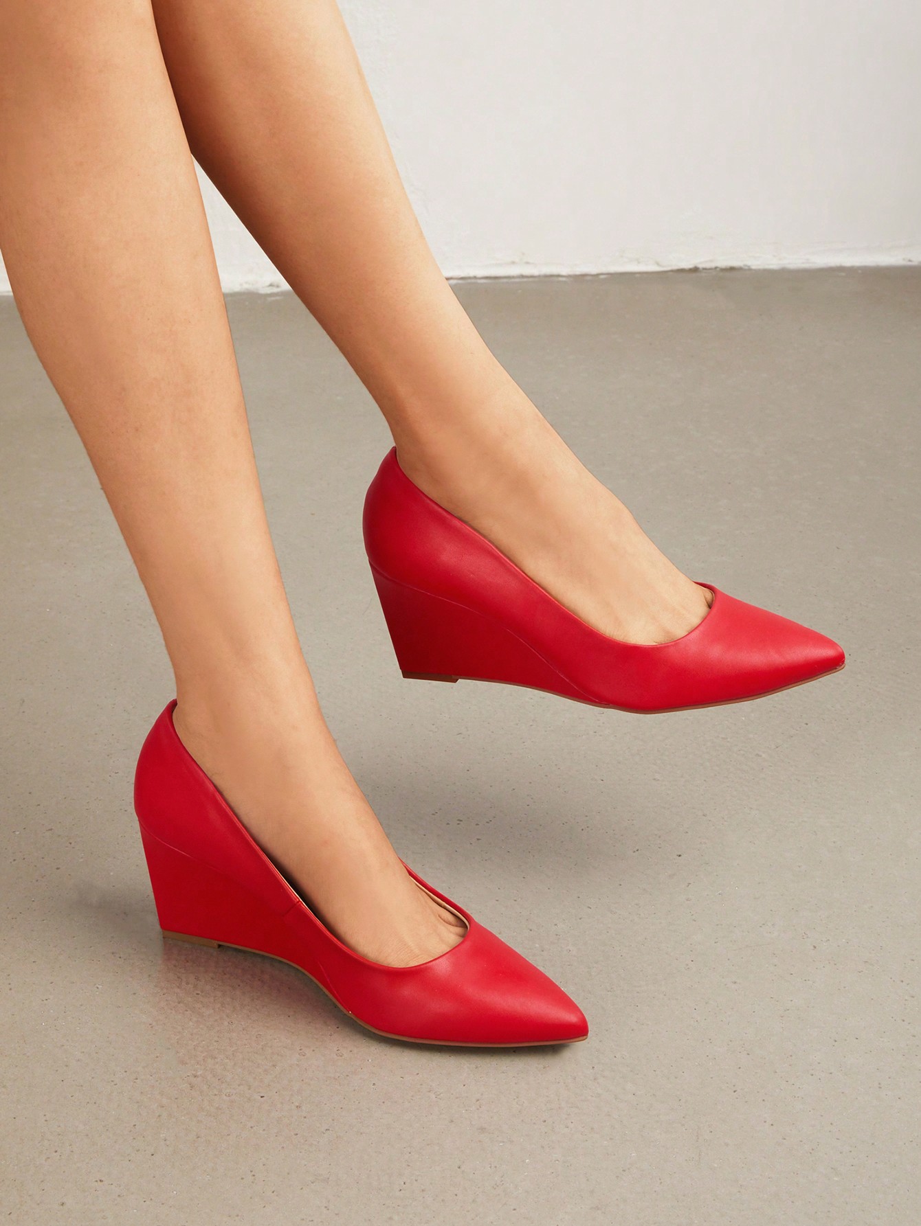 In Red Women Wedges & Flatform