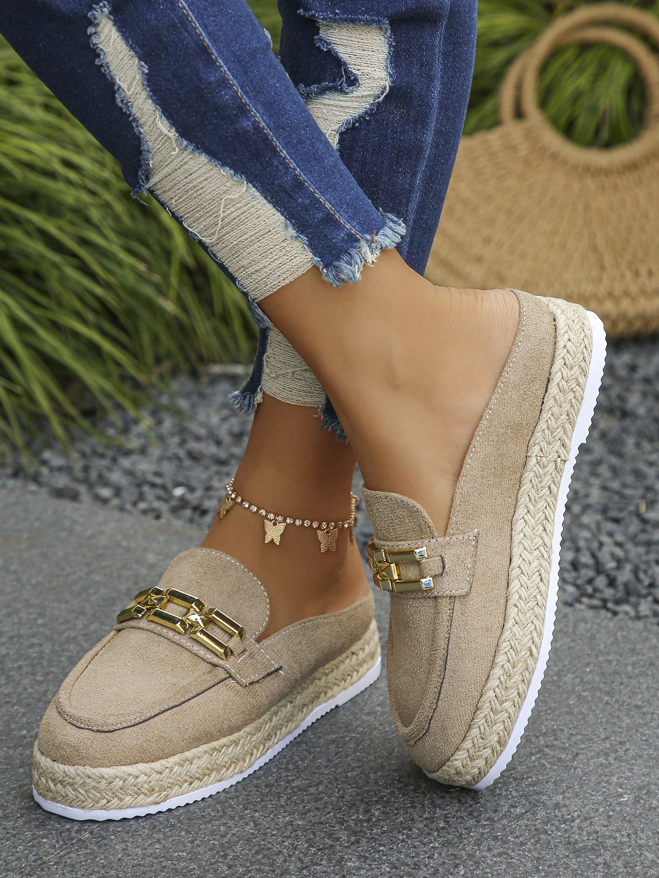 In Khaki Women Wedges & Flatform