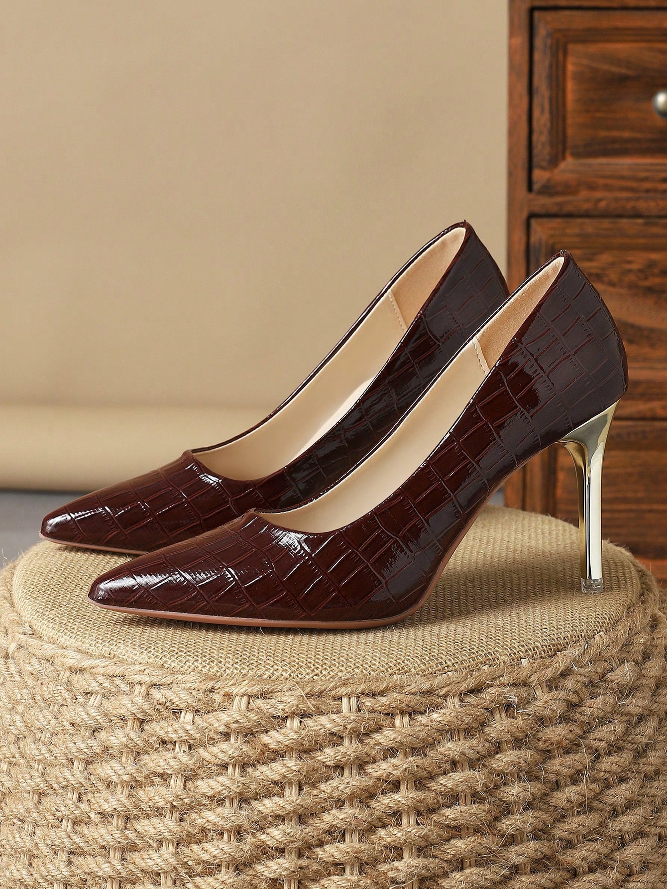 In Brown Women Pumps