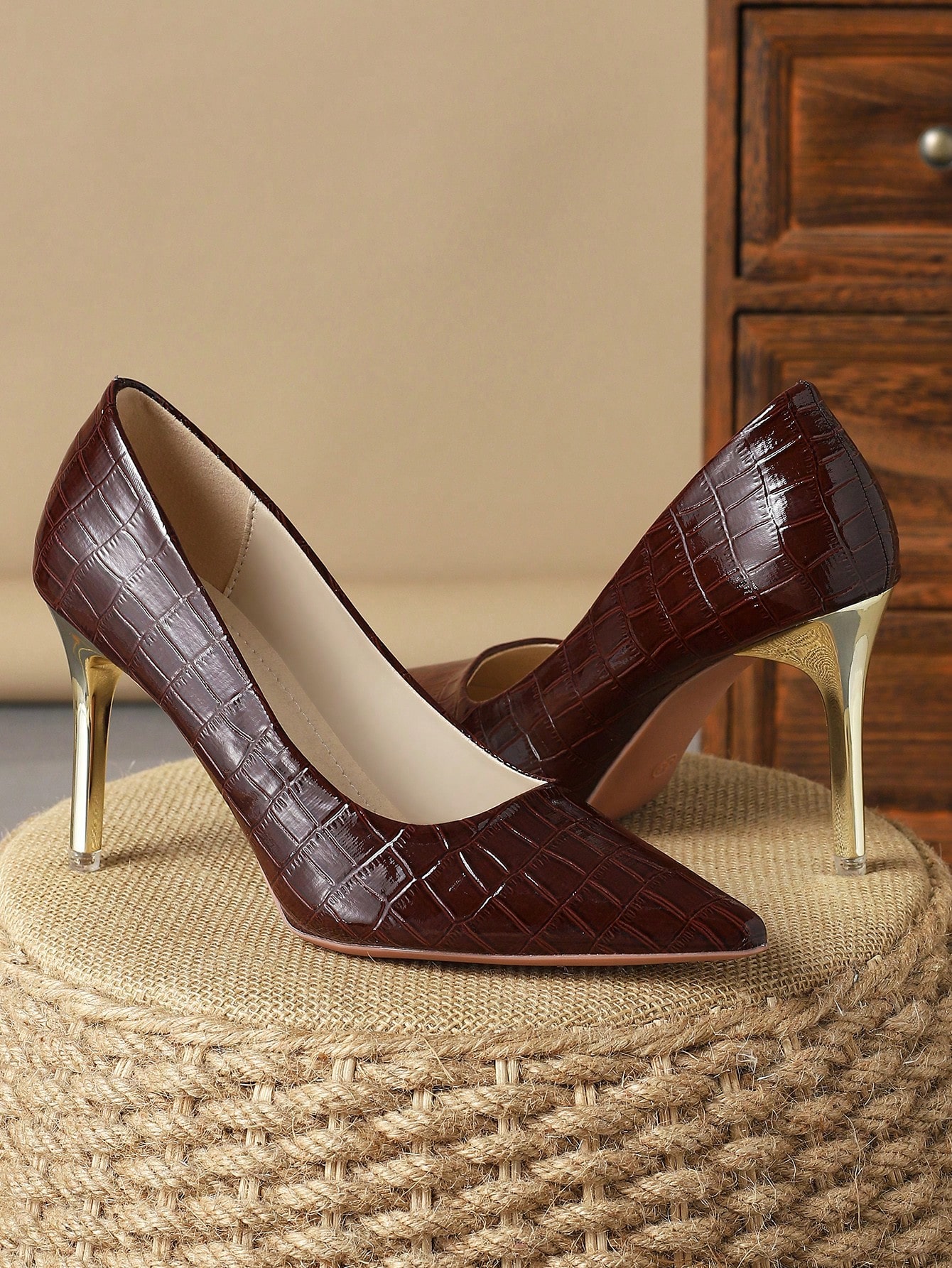 In Brown Women Pumps