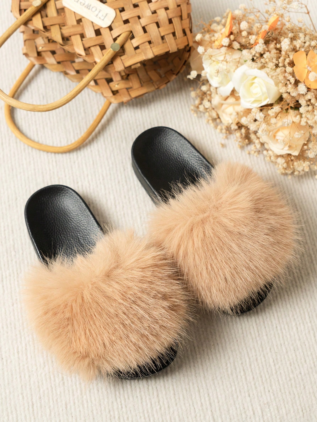 In Khaki Women Slides