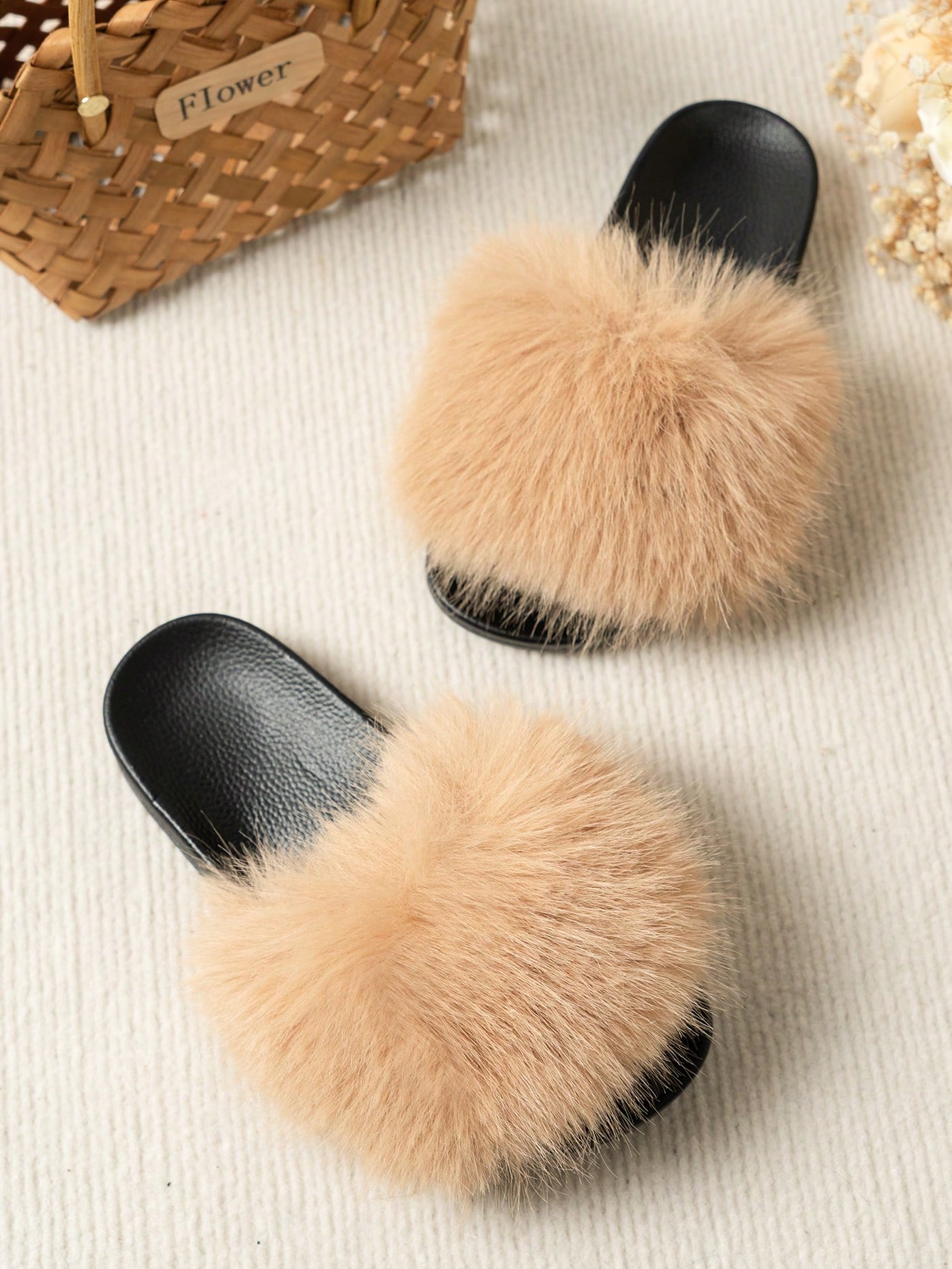 In Khaki Women Slides