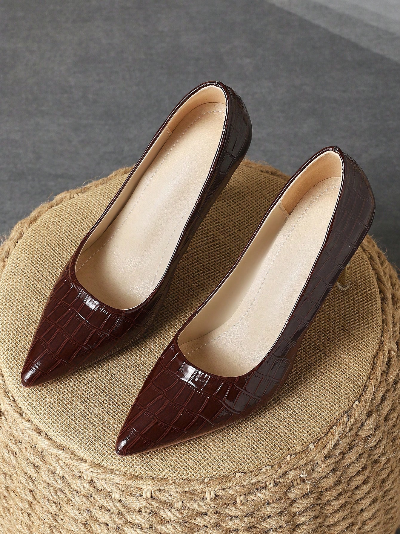 In Brown Women Pumps