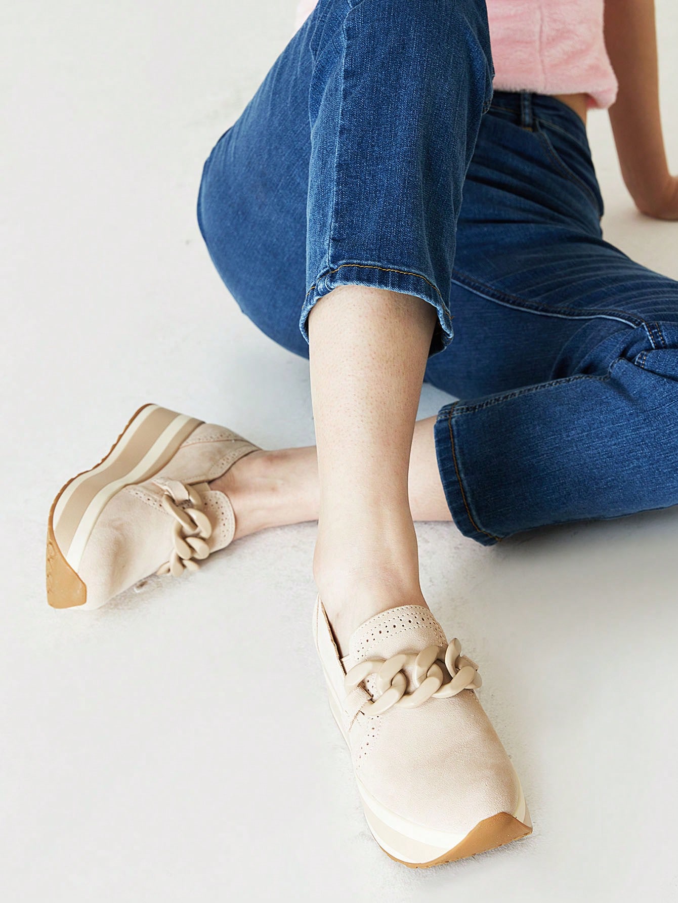 In Apricot Women Wedges & Flatform