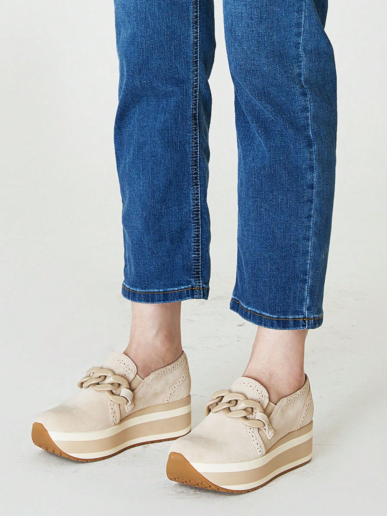 In Apricot Women Wedges & Flatform