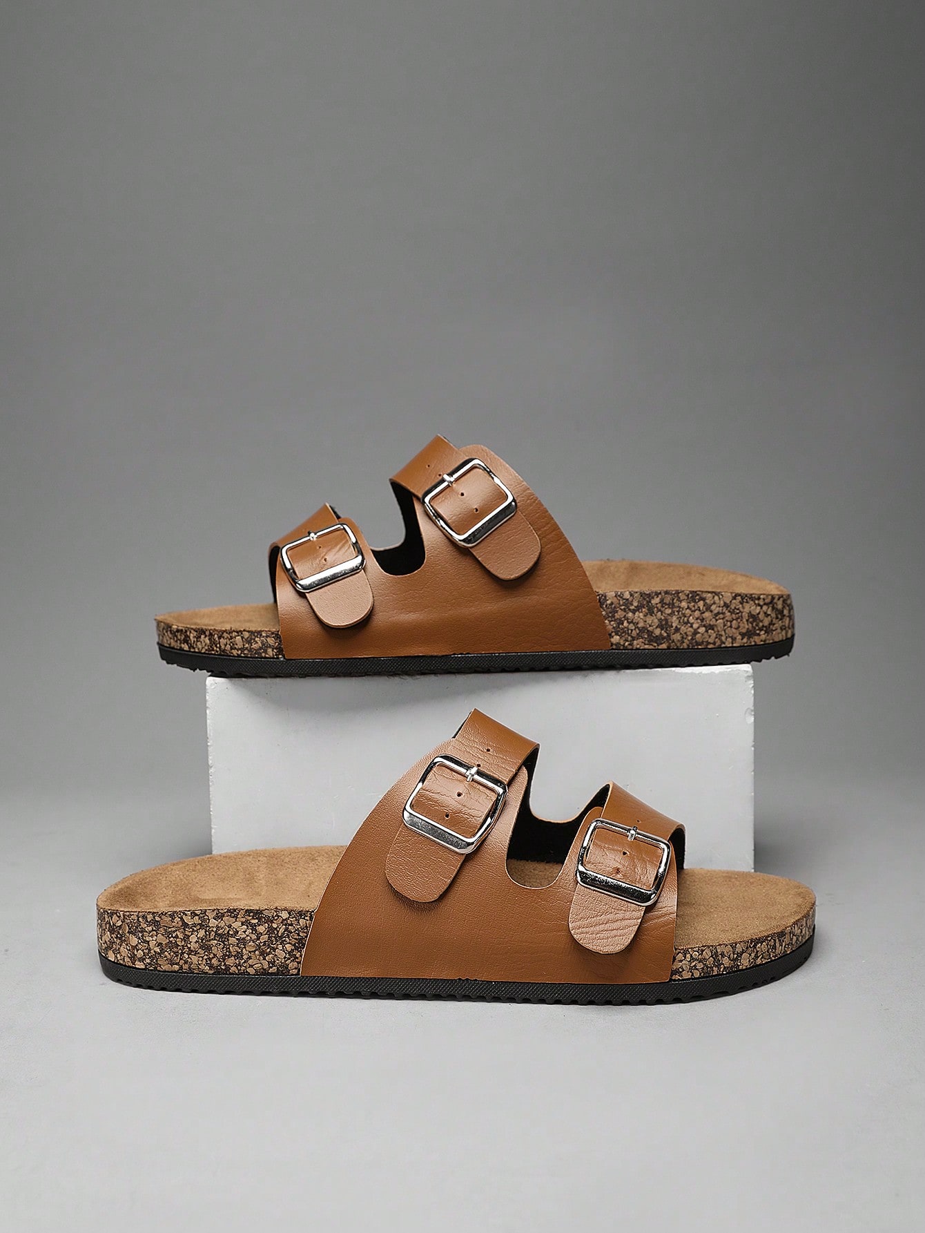 In Khaki Women Slides