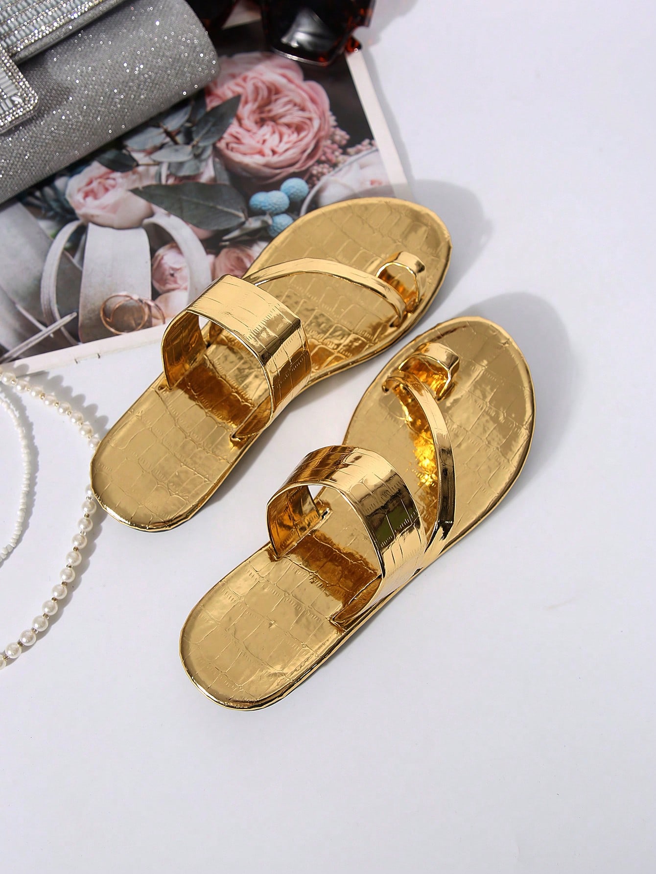 In Gold Women Shoes