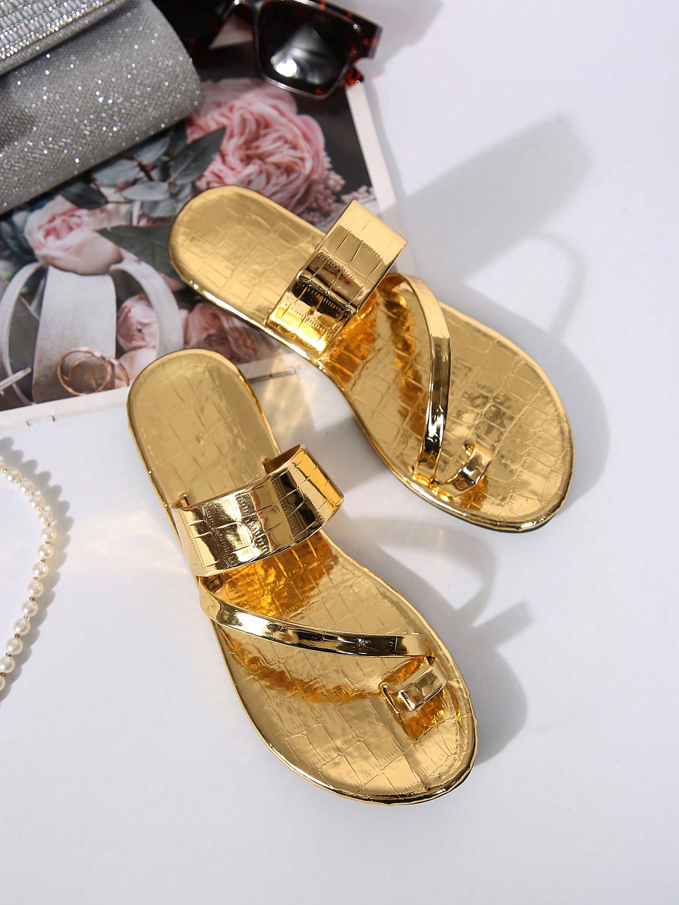 In Gold Women Shoes