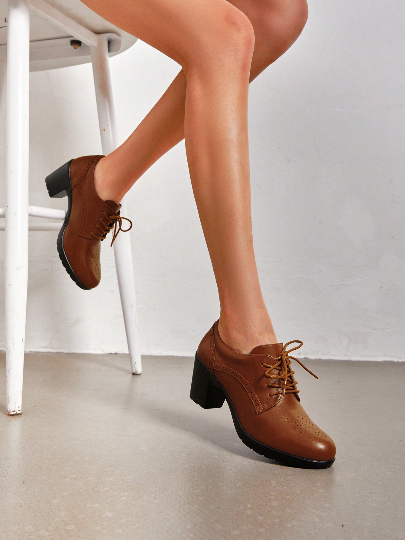 In Brown Women Pumps