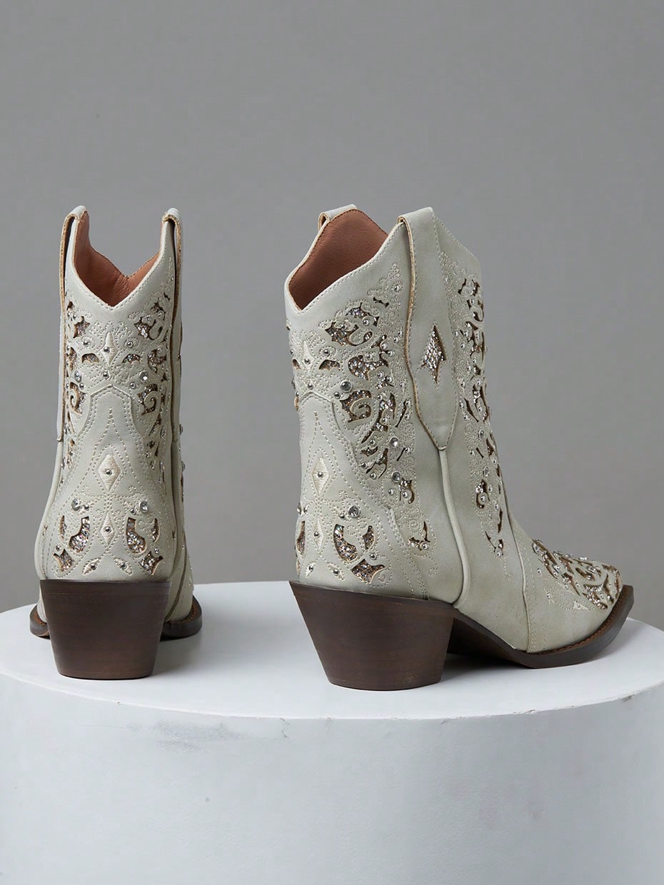 In Beige Women Fashion Boots