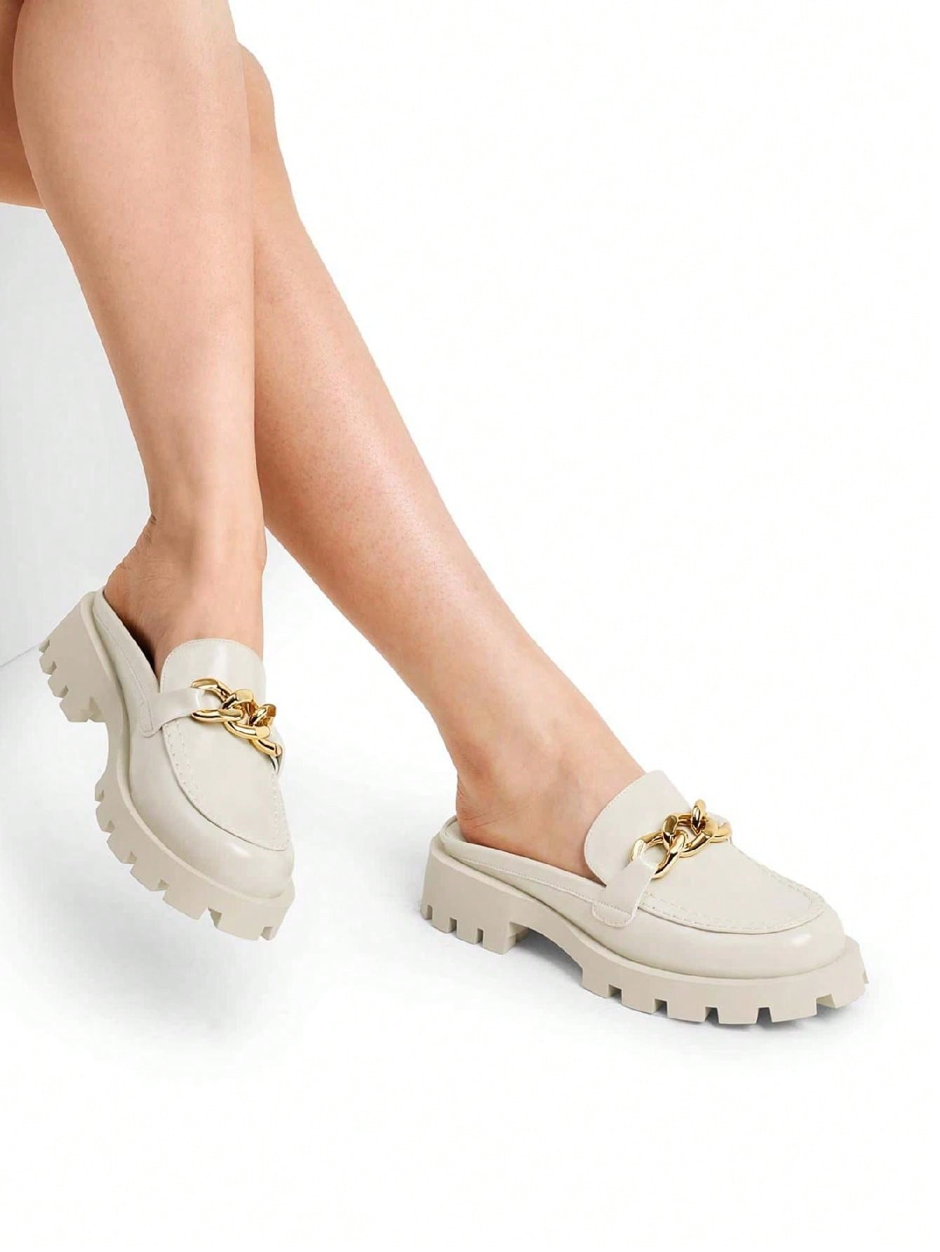 In Beige Women Wedges & Flatform