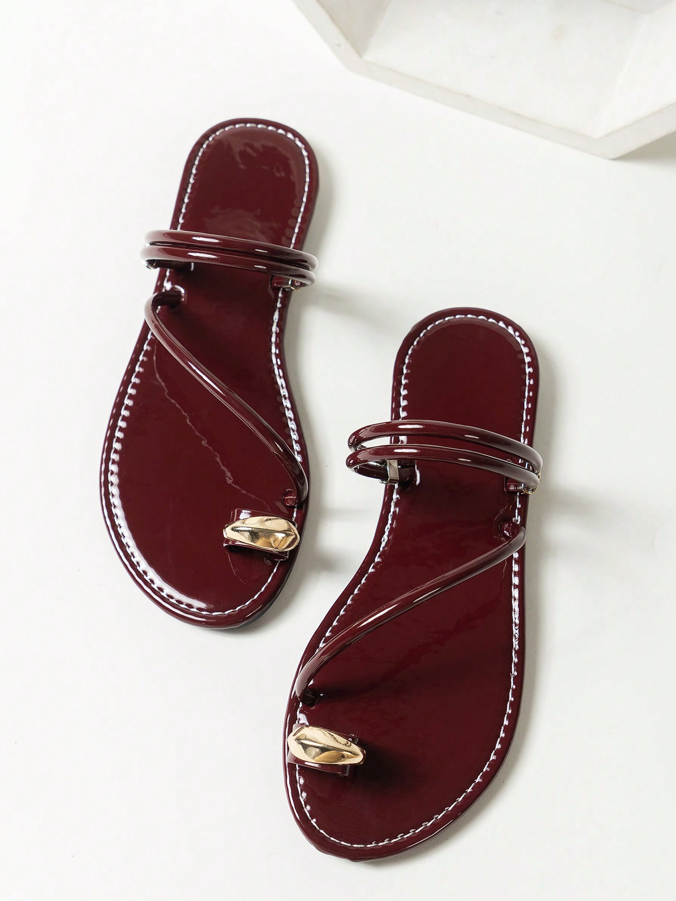 In Burgundy Women Shoes