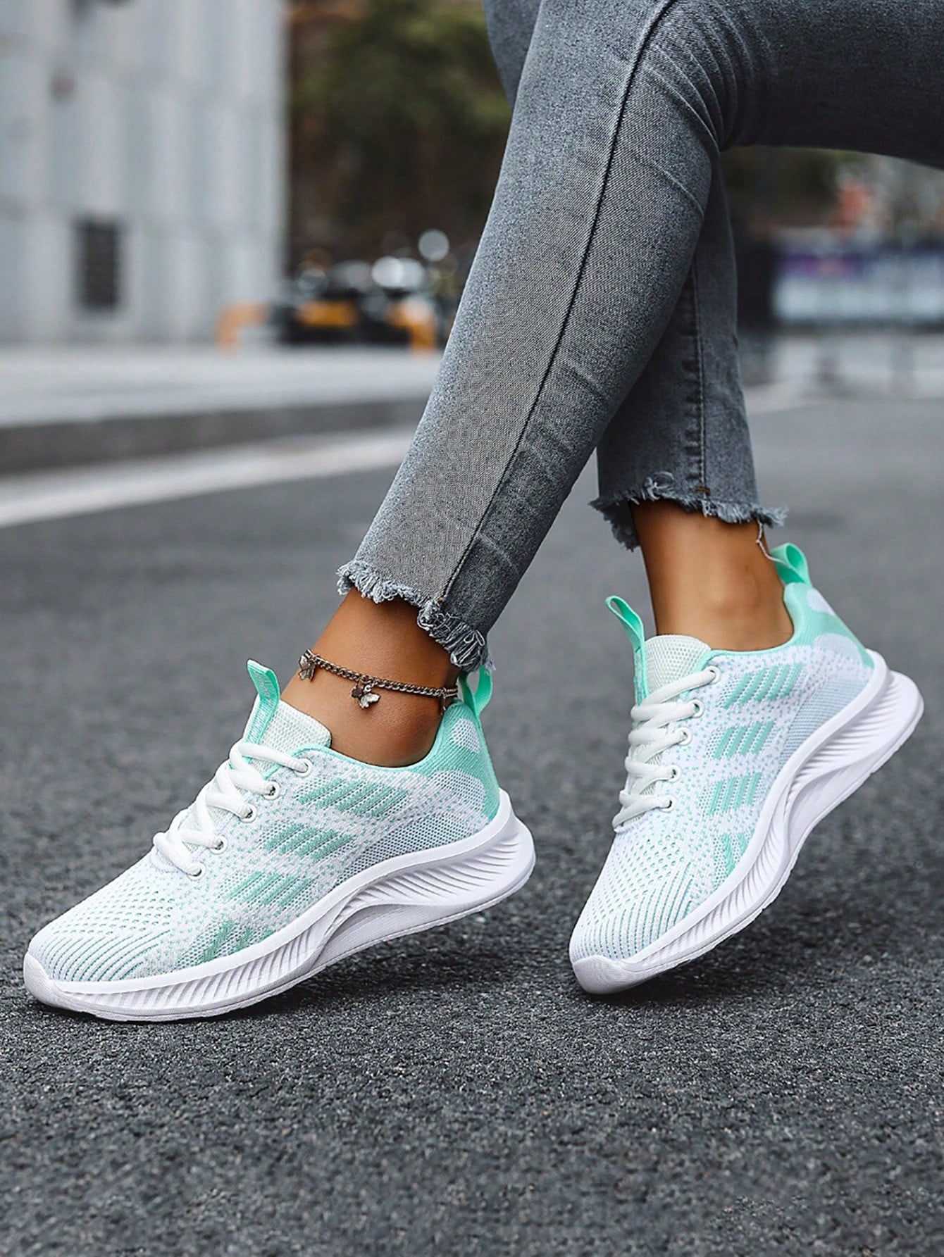 In Mint Green Women Shoes