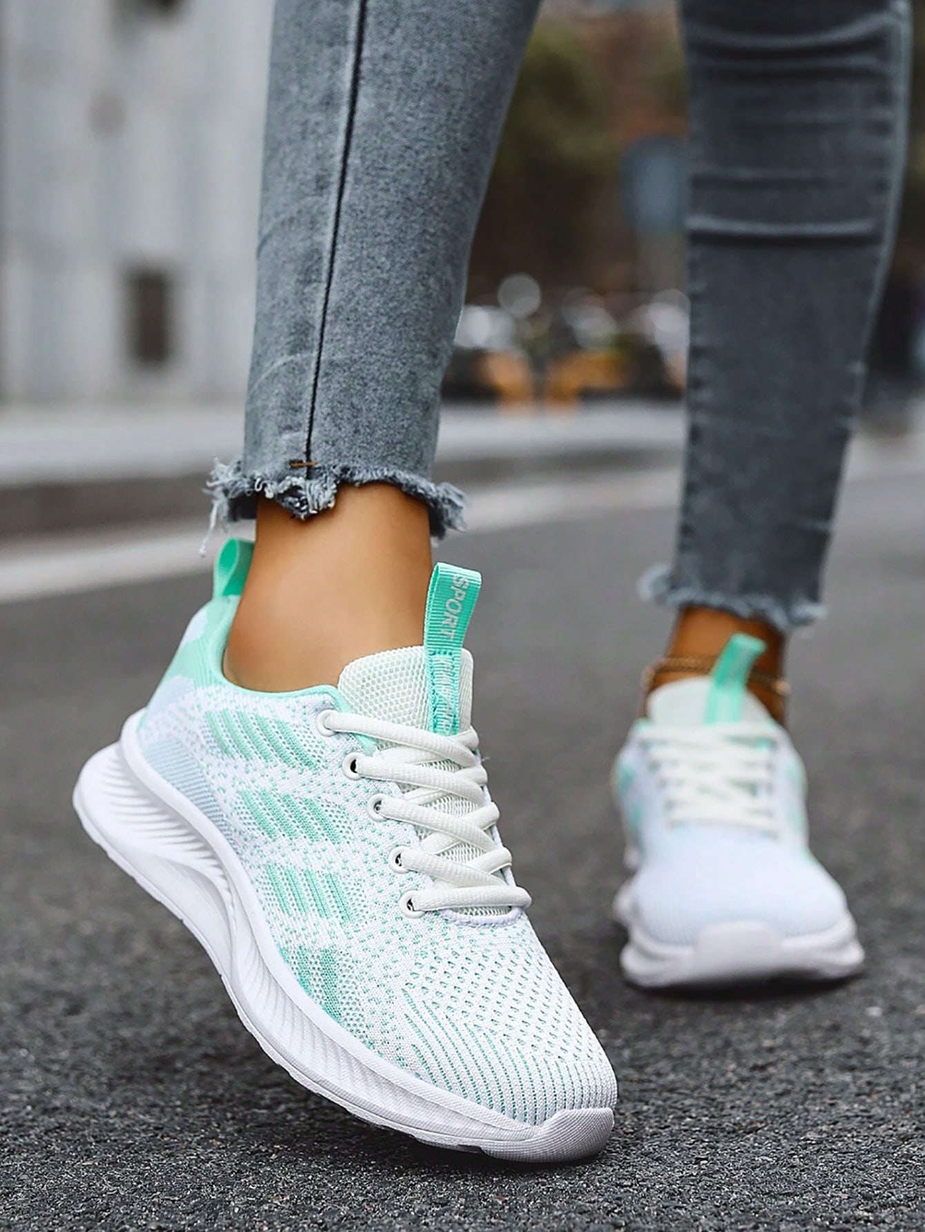 In Mint Green Women Shoes