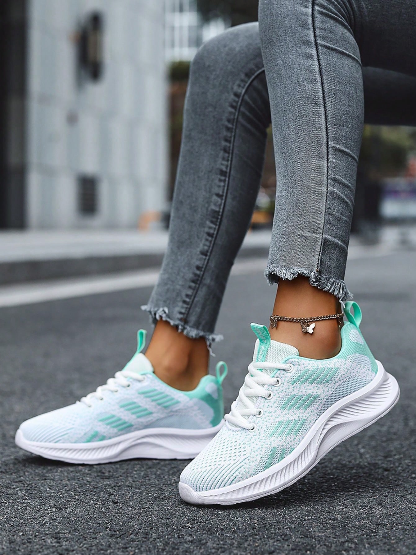 In Mint Green Women Shoes