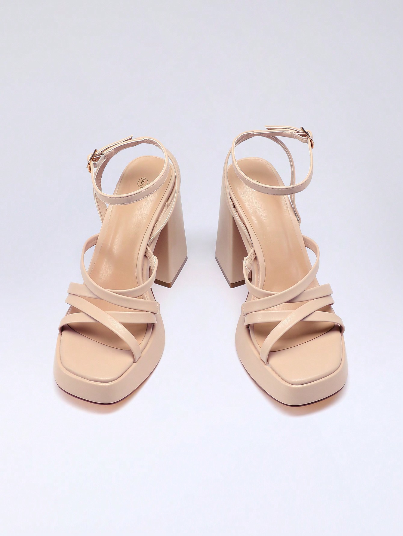 In Khaki Women Heeled Sandals