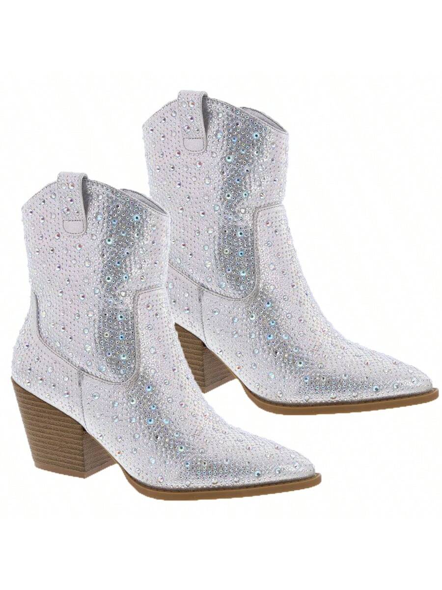 In Silver Women Ankle Boots & Booties