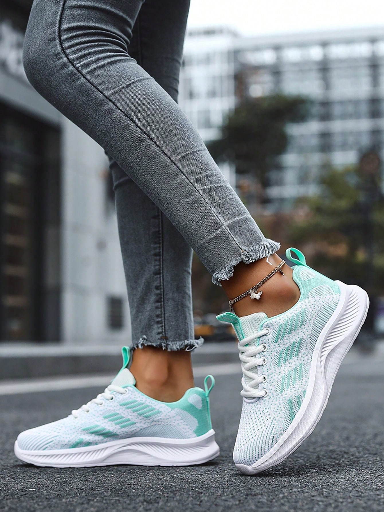 In Mint Green Women Shoes