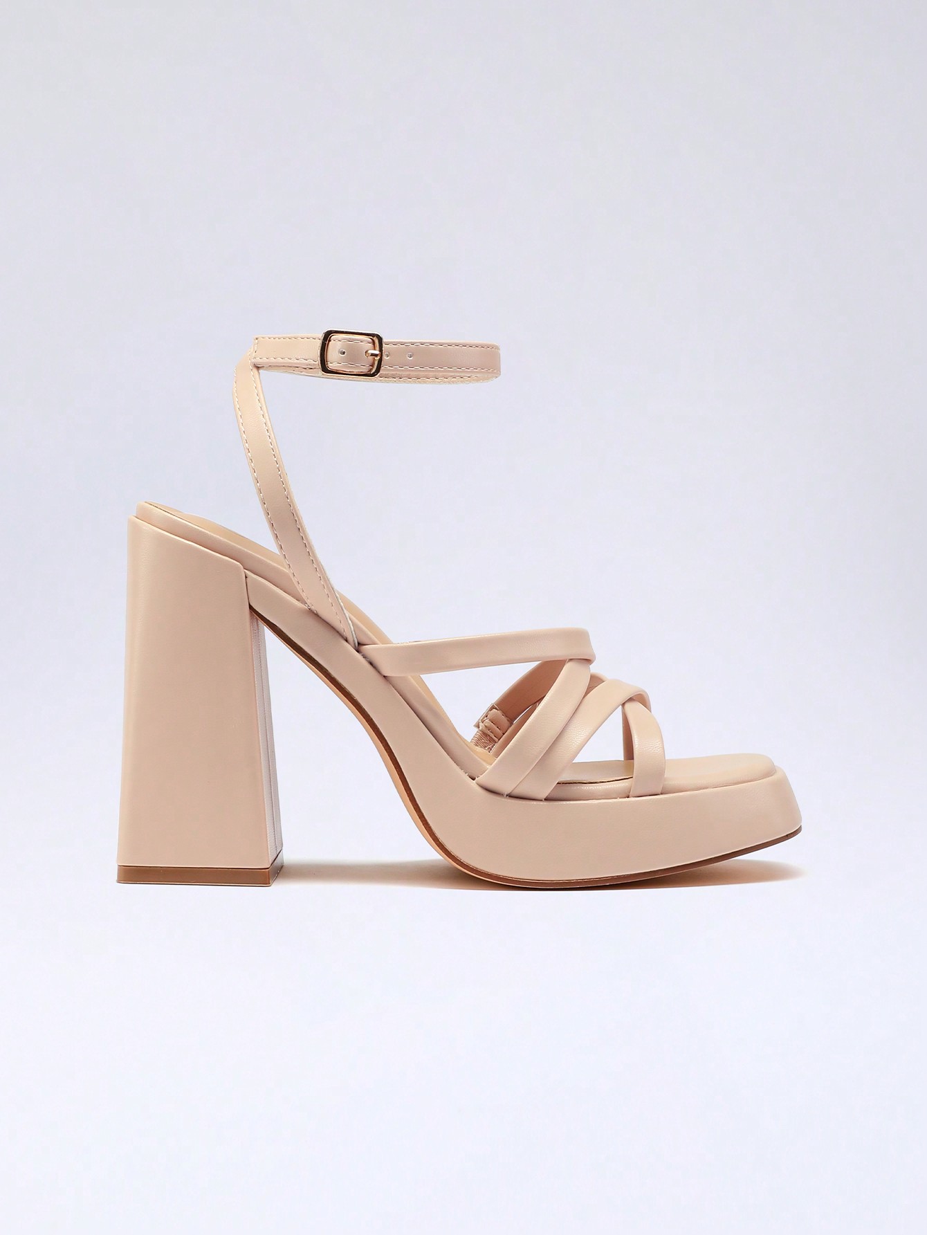 In Khaki Women Heeled Sandals