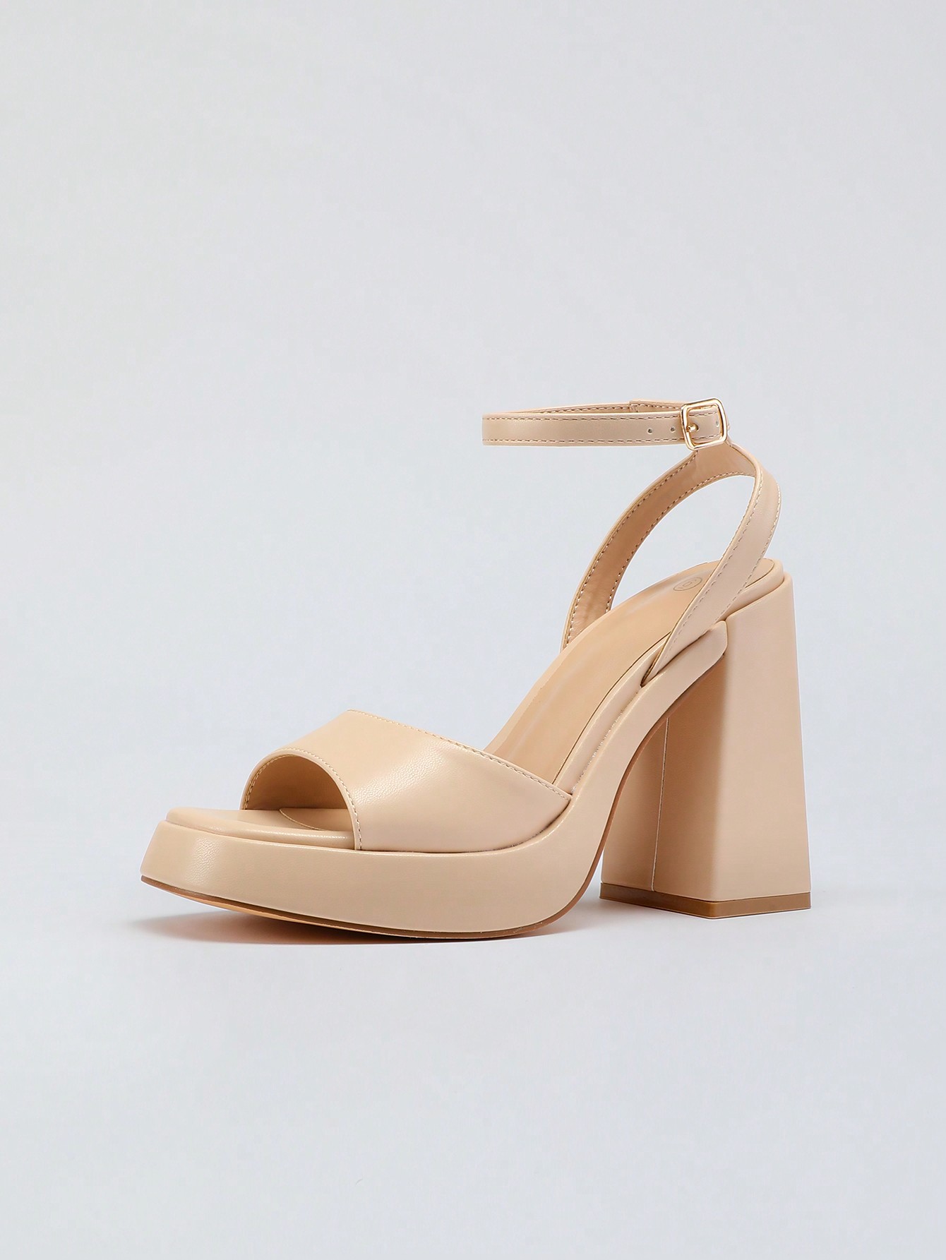 In Khaki Women Heeled Sandals