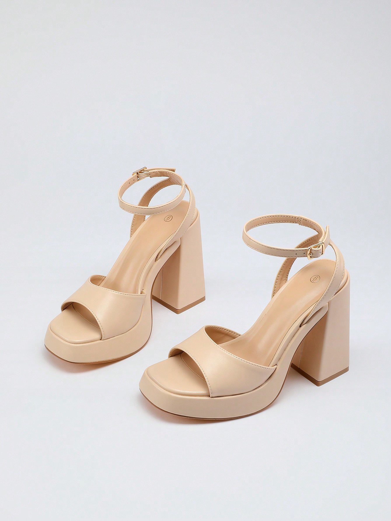 In Khaki Women Heeled Sandals