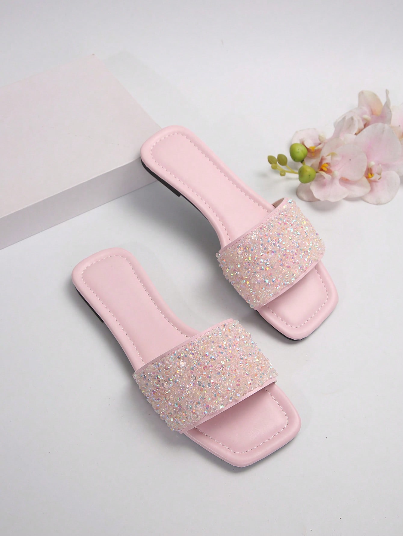 In Pink Women Flat Sandals