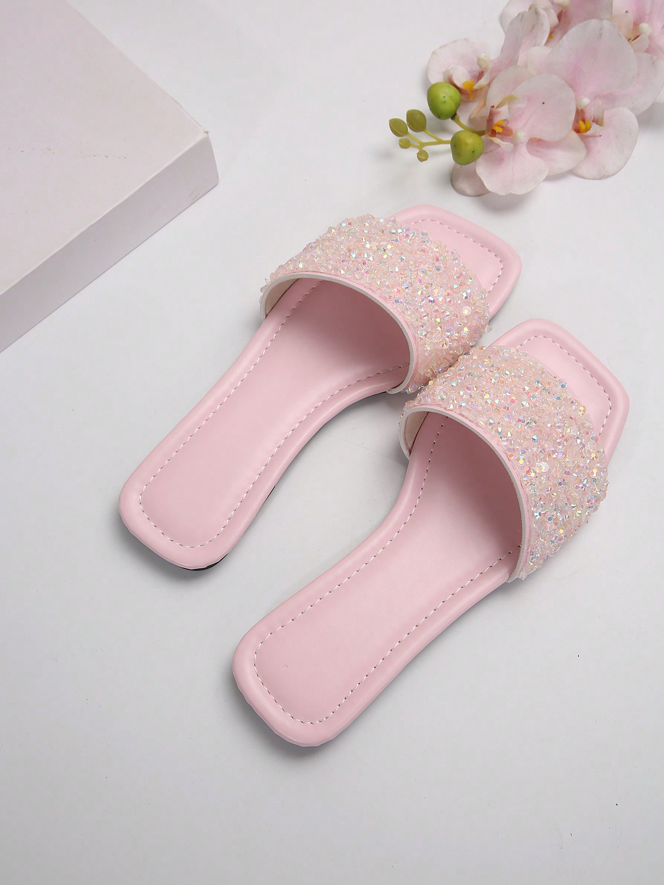 In Pink Women Flat Sandals