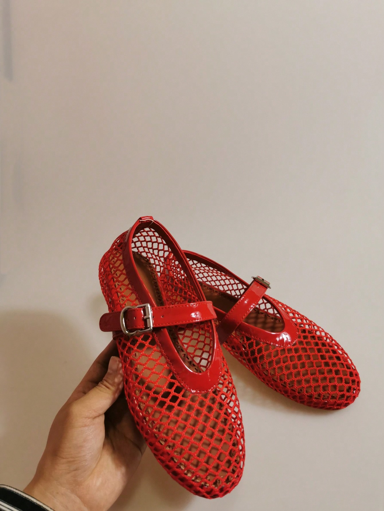 In Red Women Flats