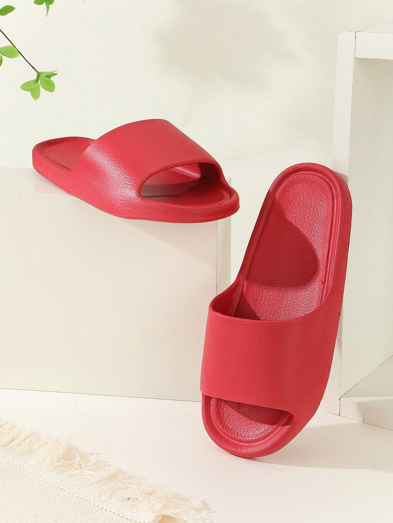 In Red Women Home Slippers