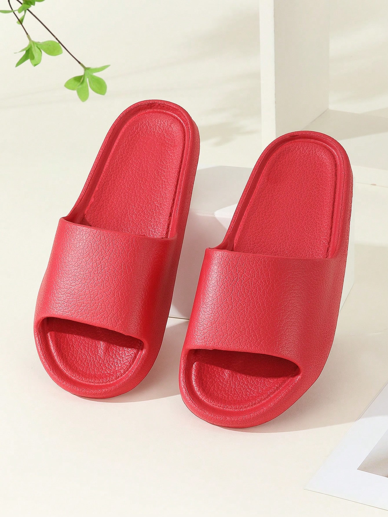 In Red Women Home Slippers