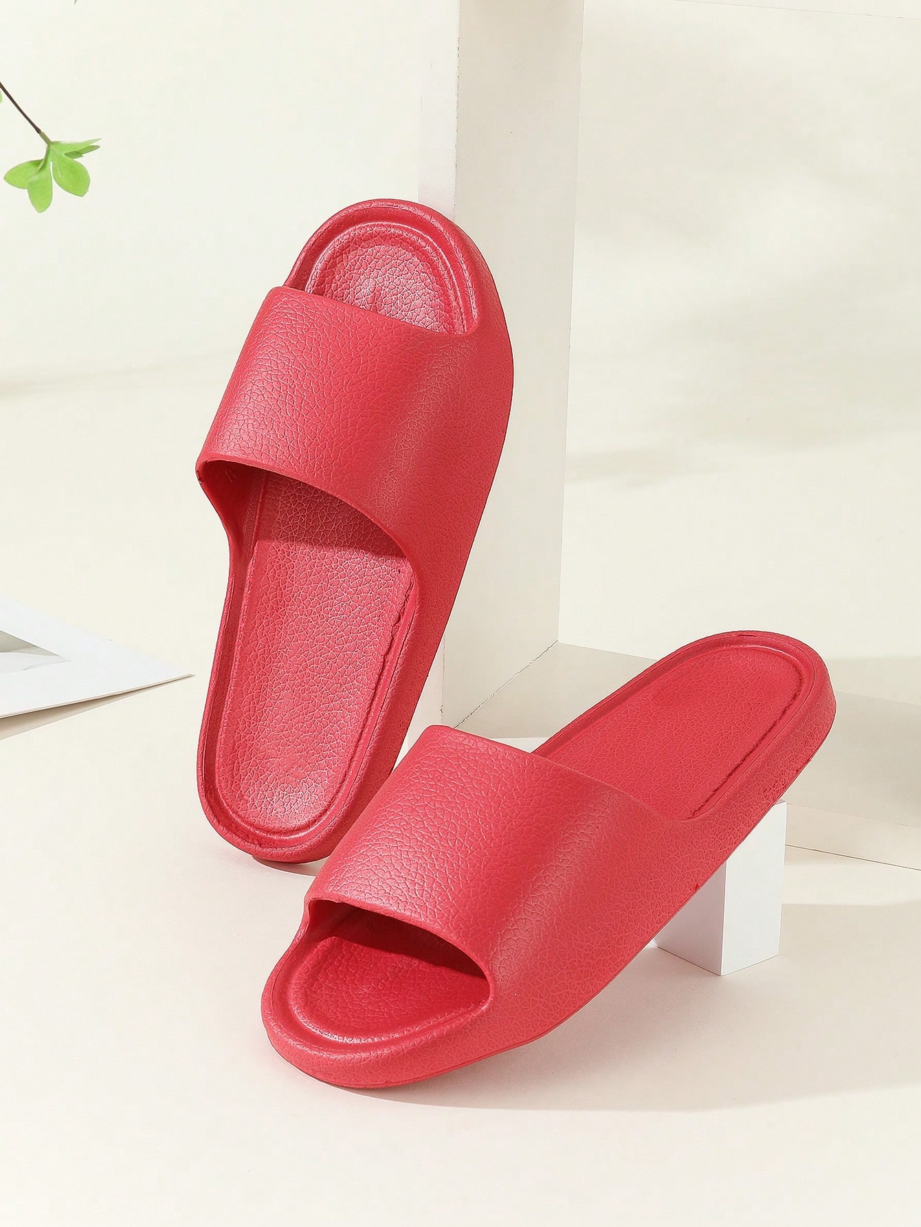 In Red Women Home Slippers