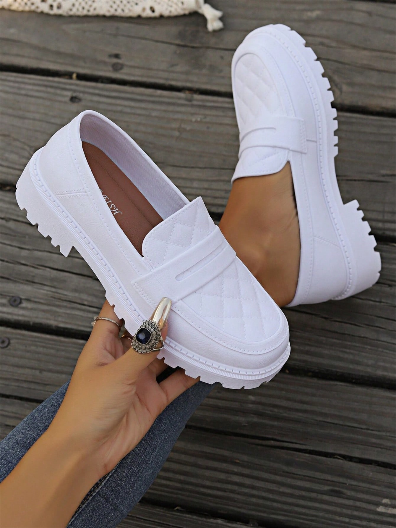 In White Women Flats