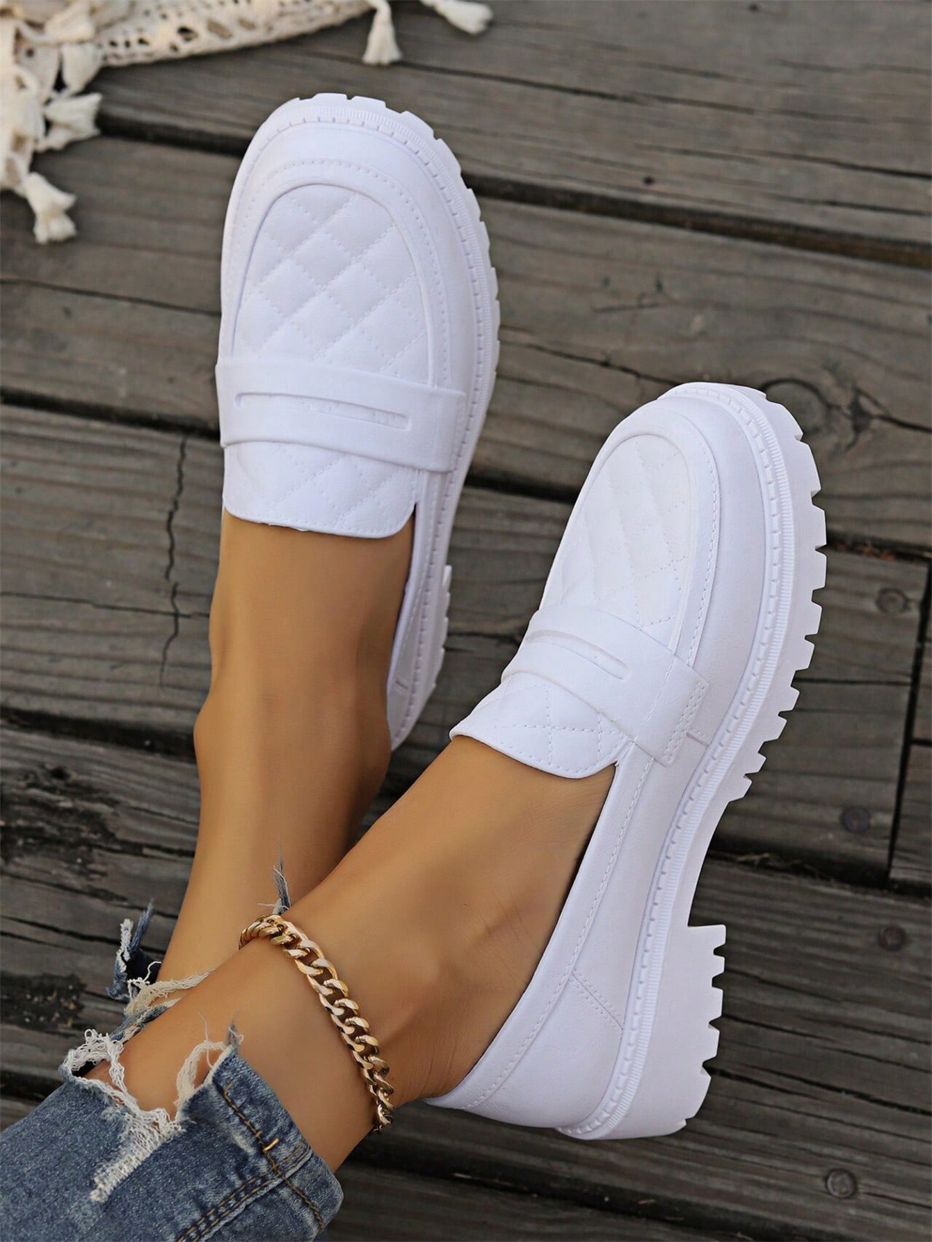 In White Women Flats