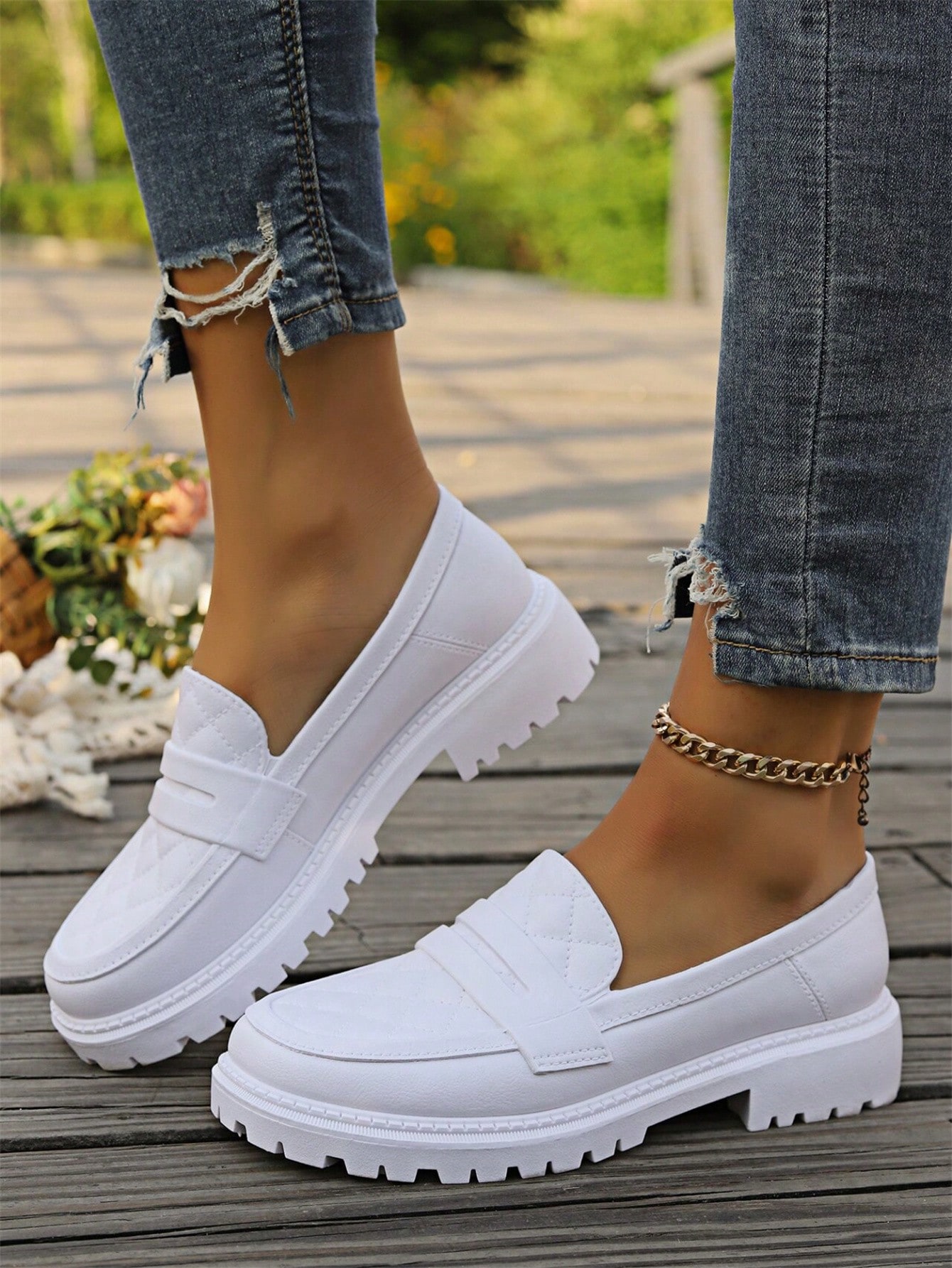 In White Women Flats