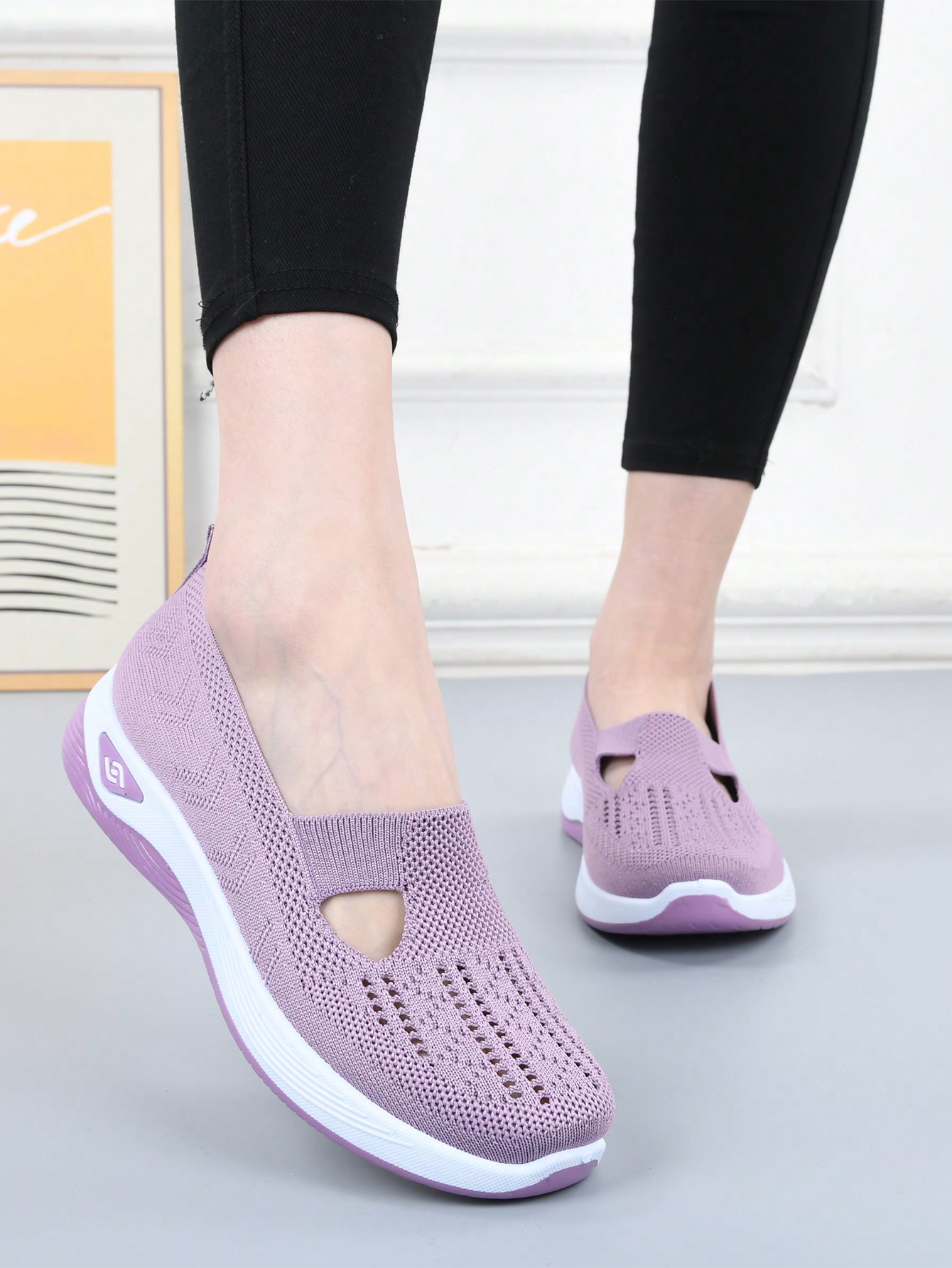 In Mauve Purple Women Shoes