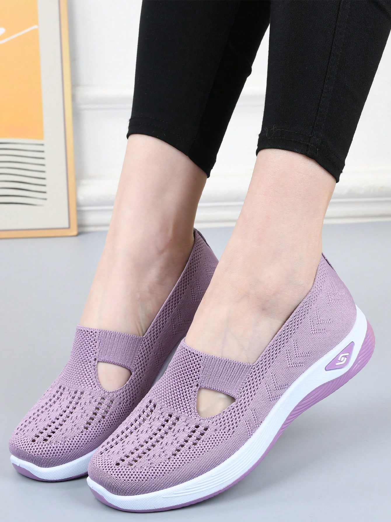 In Mauve Purple Women Shoes