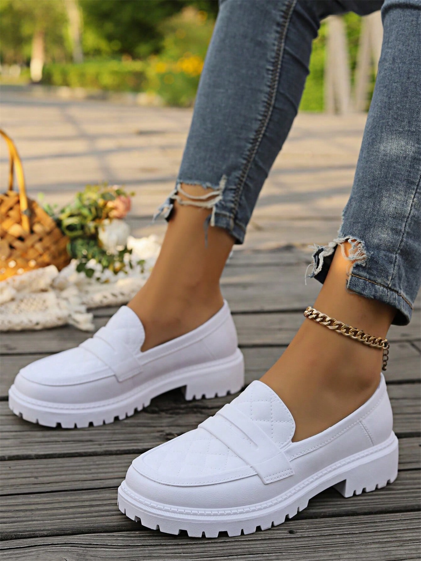 In White Women Flats