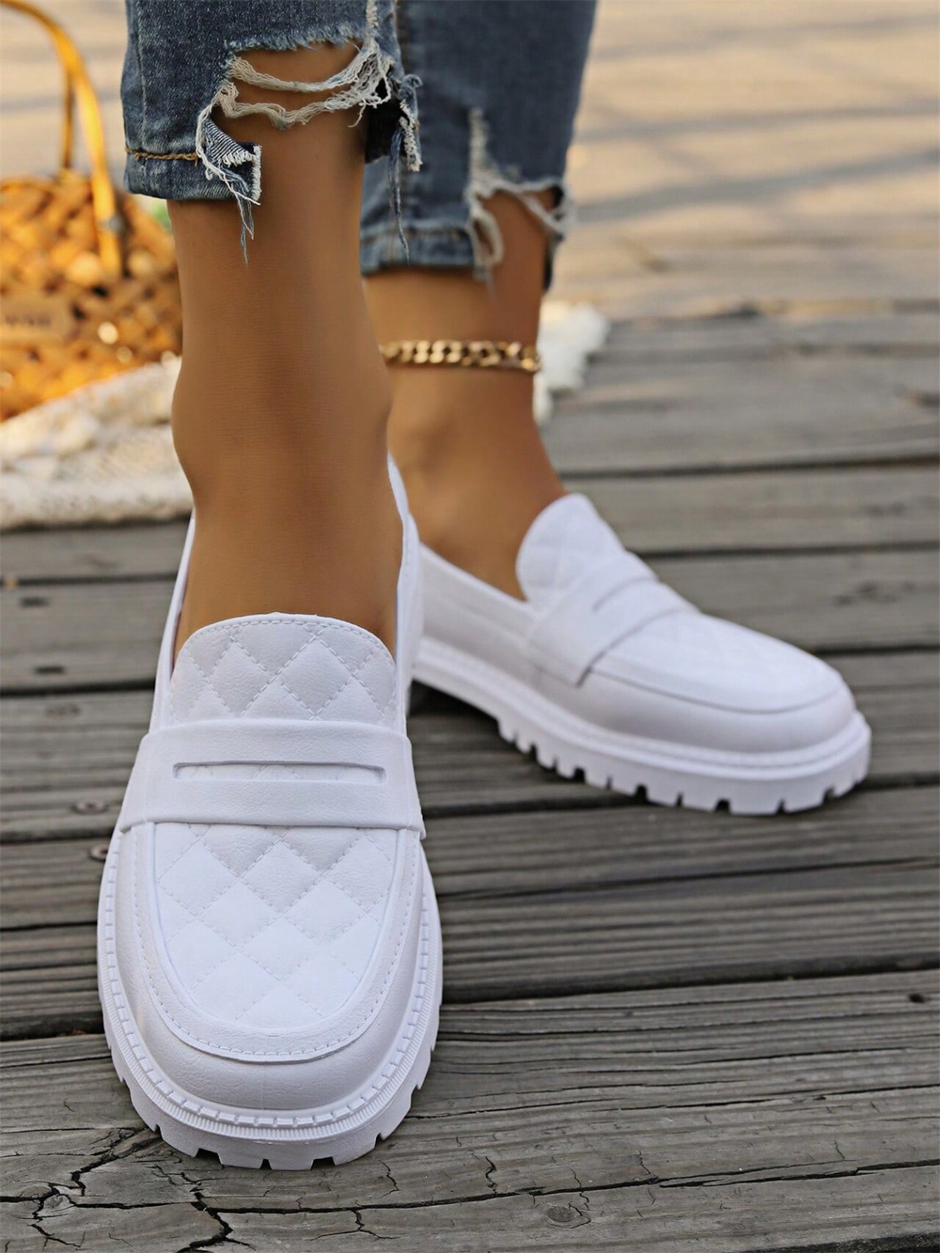 In White Women Flats