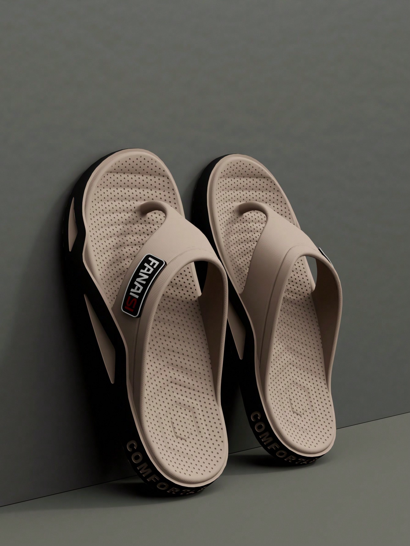 In Khaki Women Slides