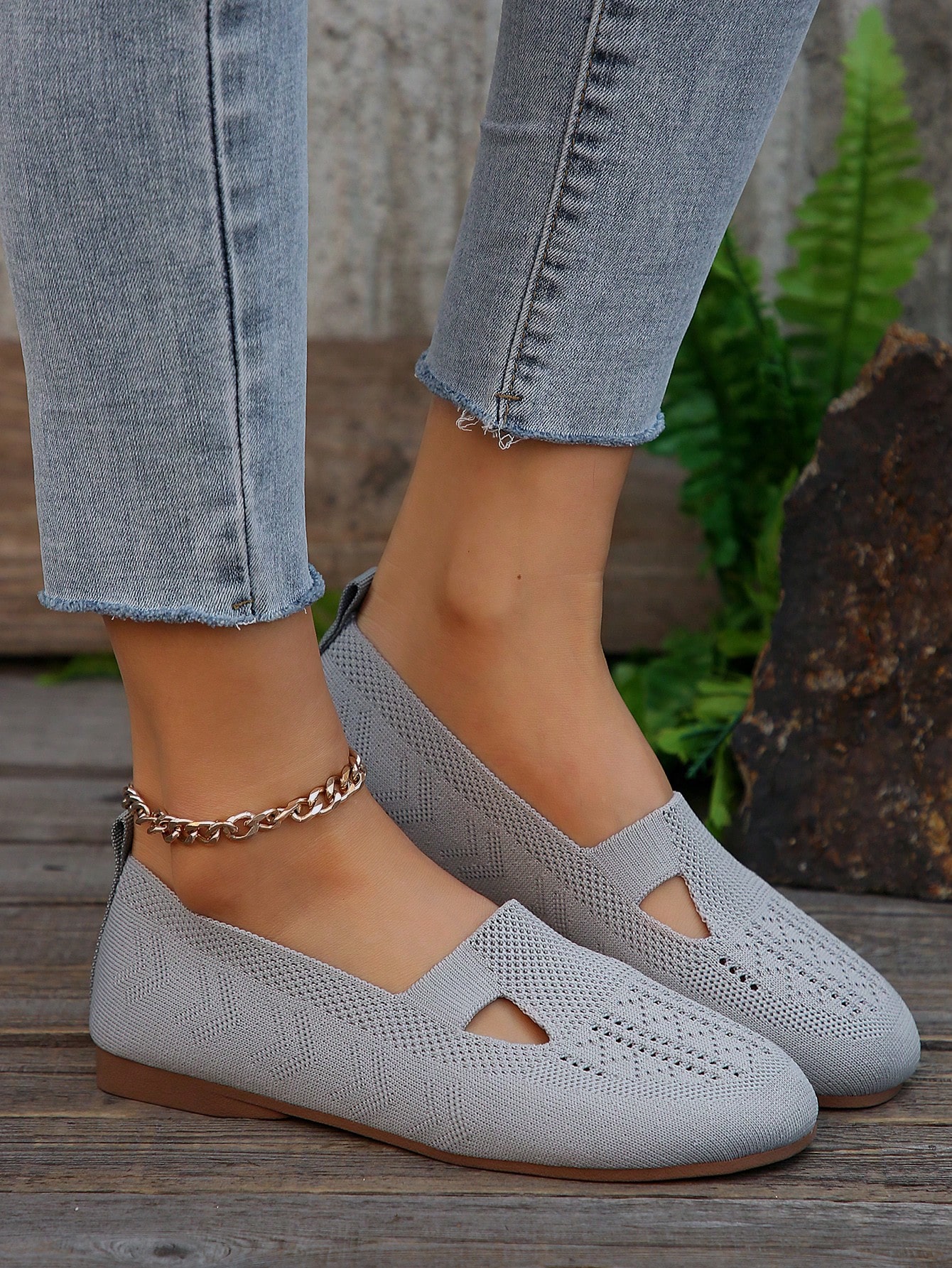 In Light Grey Women Shoes