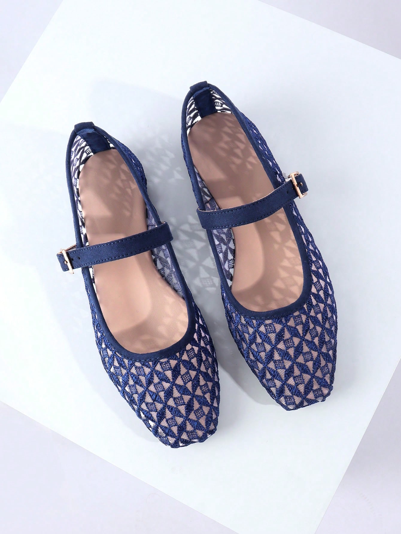 In Blue Women Flats