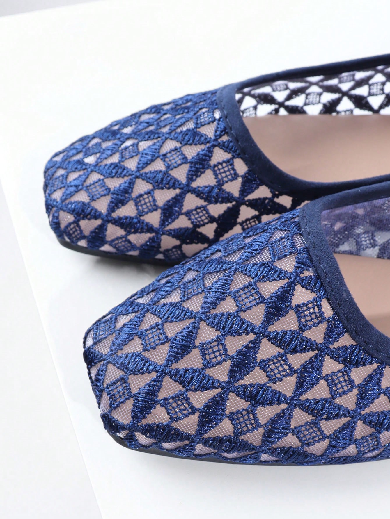 In Blue Women Flats